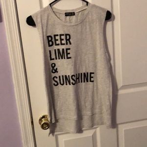 BEER LIME & SUNSHINE tank